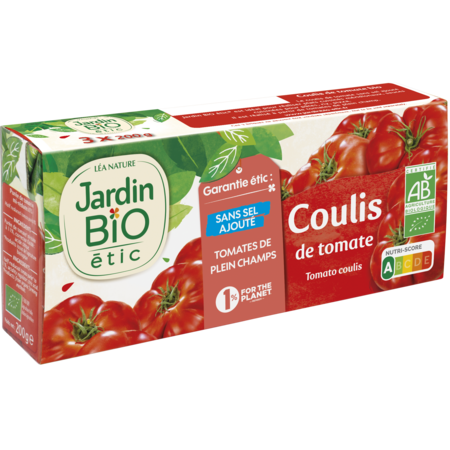 Coulis Tomaat Bio 3x200g Jb - JARDIN BIO