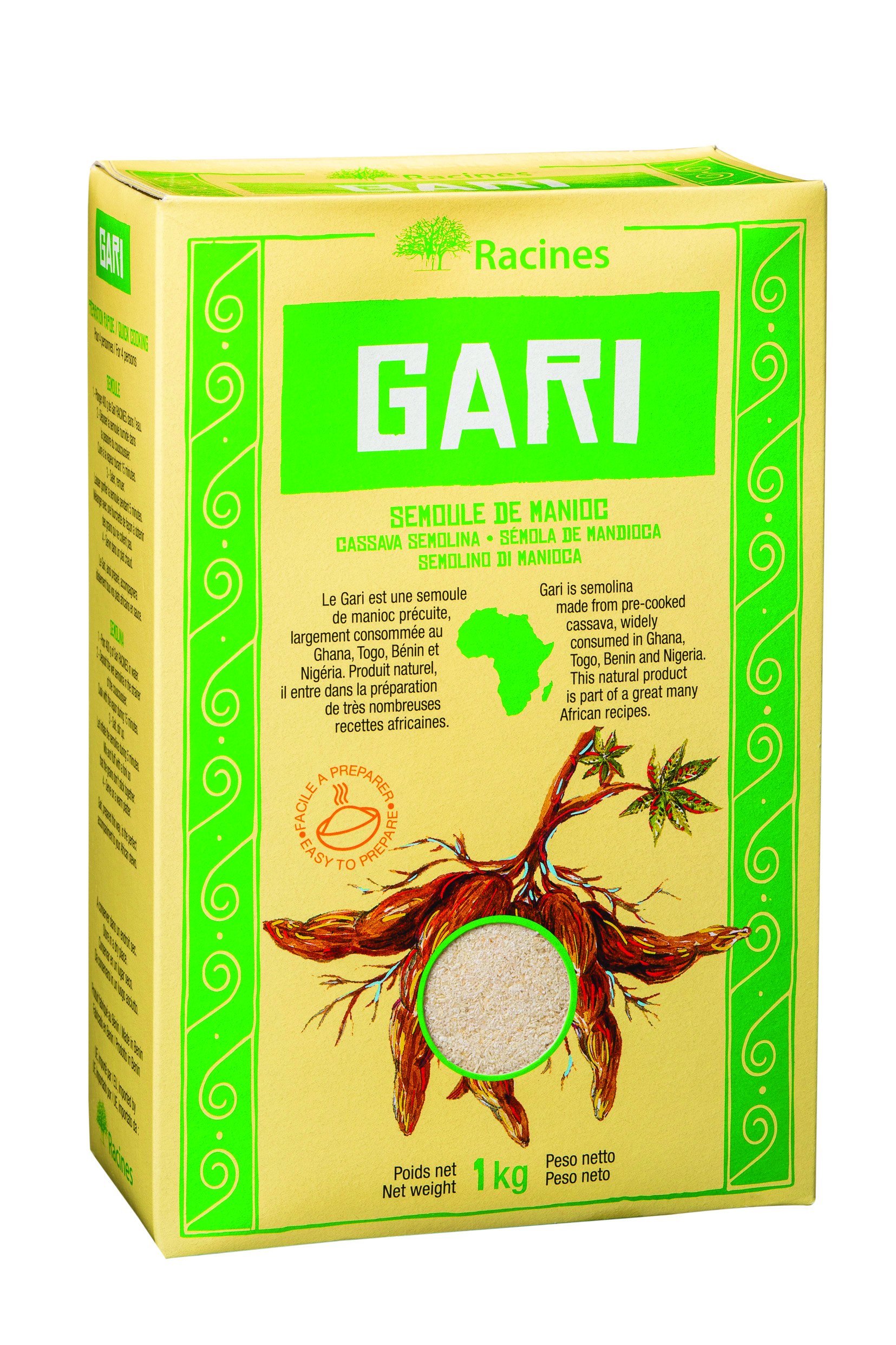 Gari  (10 X 1 Kg) - RACINES