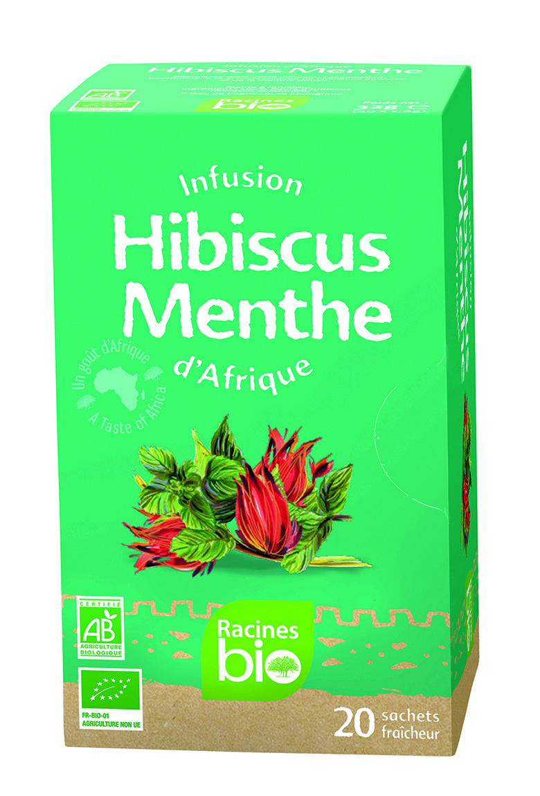 Infusion D'afrique Hib Menthe (12 x 20 Sach x 16 g) - Racines Bio