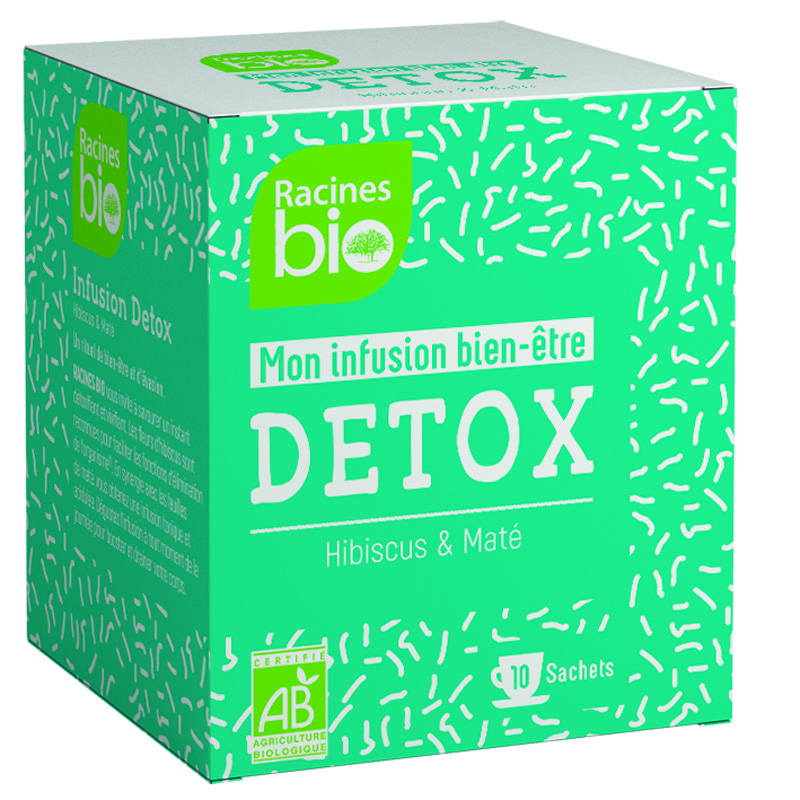 Infusion Bien Etre Detox 20 X 10 Sach X 16 G - RACINES BIO