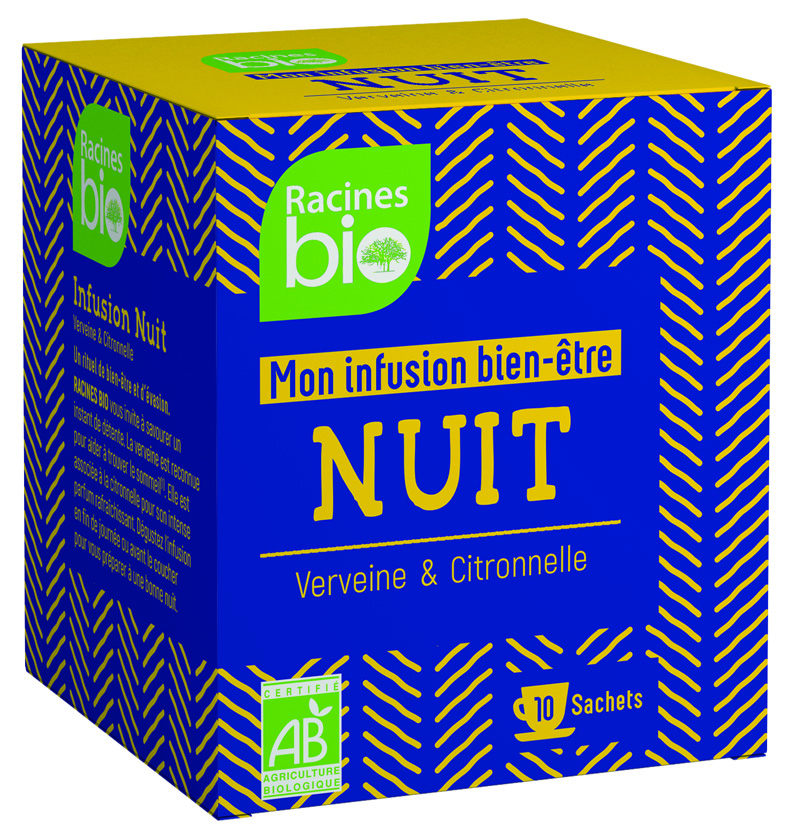 Infusion Bien Etre Nuit 20 X 10 Sach X 16 G - RACINES BIO