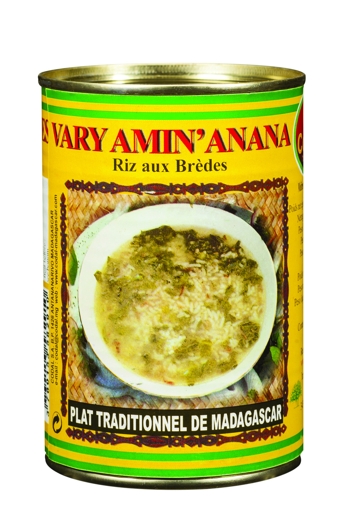 ब्रेड्स के साथ चावल (12 X 400 ग्राम) - Codal