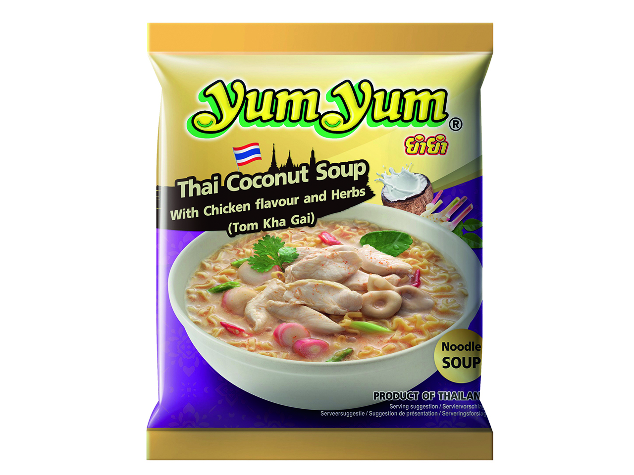 Soupe Nouilles Tom Kha Gai Poulet Coco Thai 100gr - Mi Lau Thai