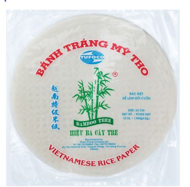 Galette De Riz 22cm 340g - Bamboo Tree