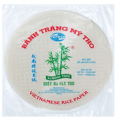 Galette De Riz 28 Cm 340g - Bamboo Tree