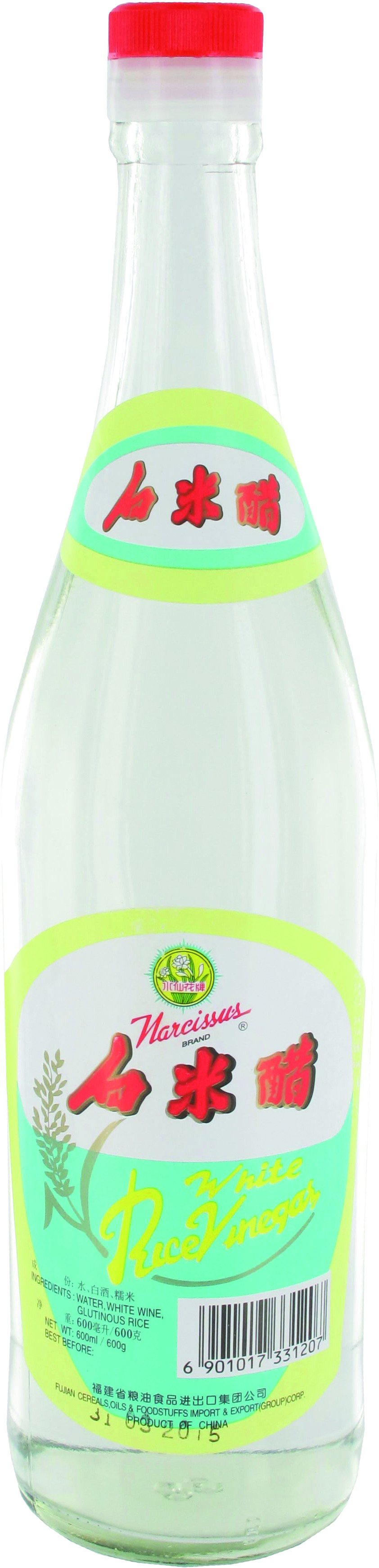 Vinagre De Arroz 600 Ml - Narcissus