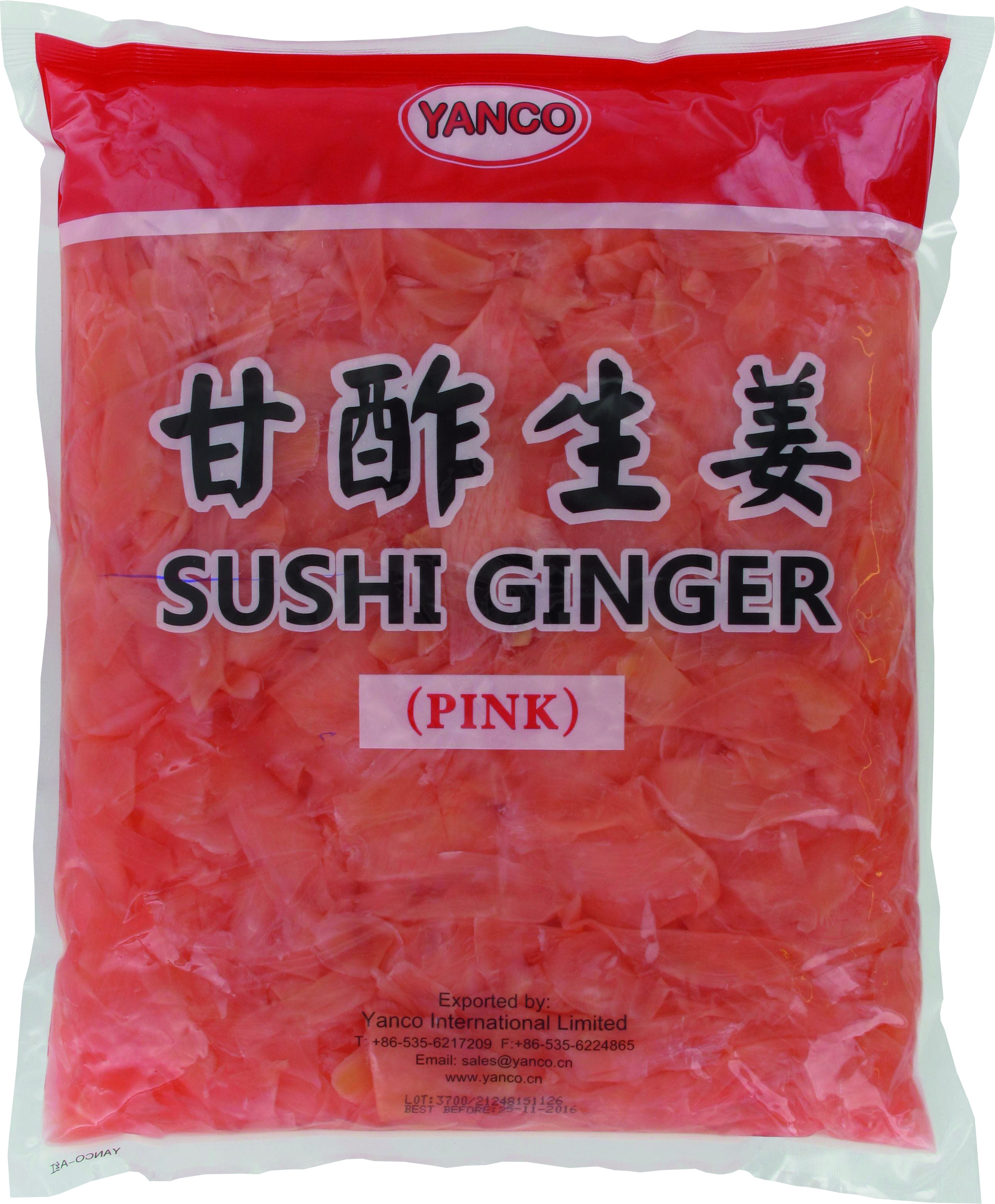 Ginger For Sushi (pink) 1.5 Kg - Yanco