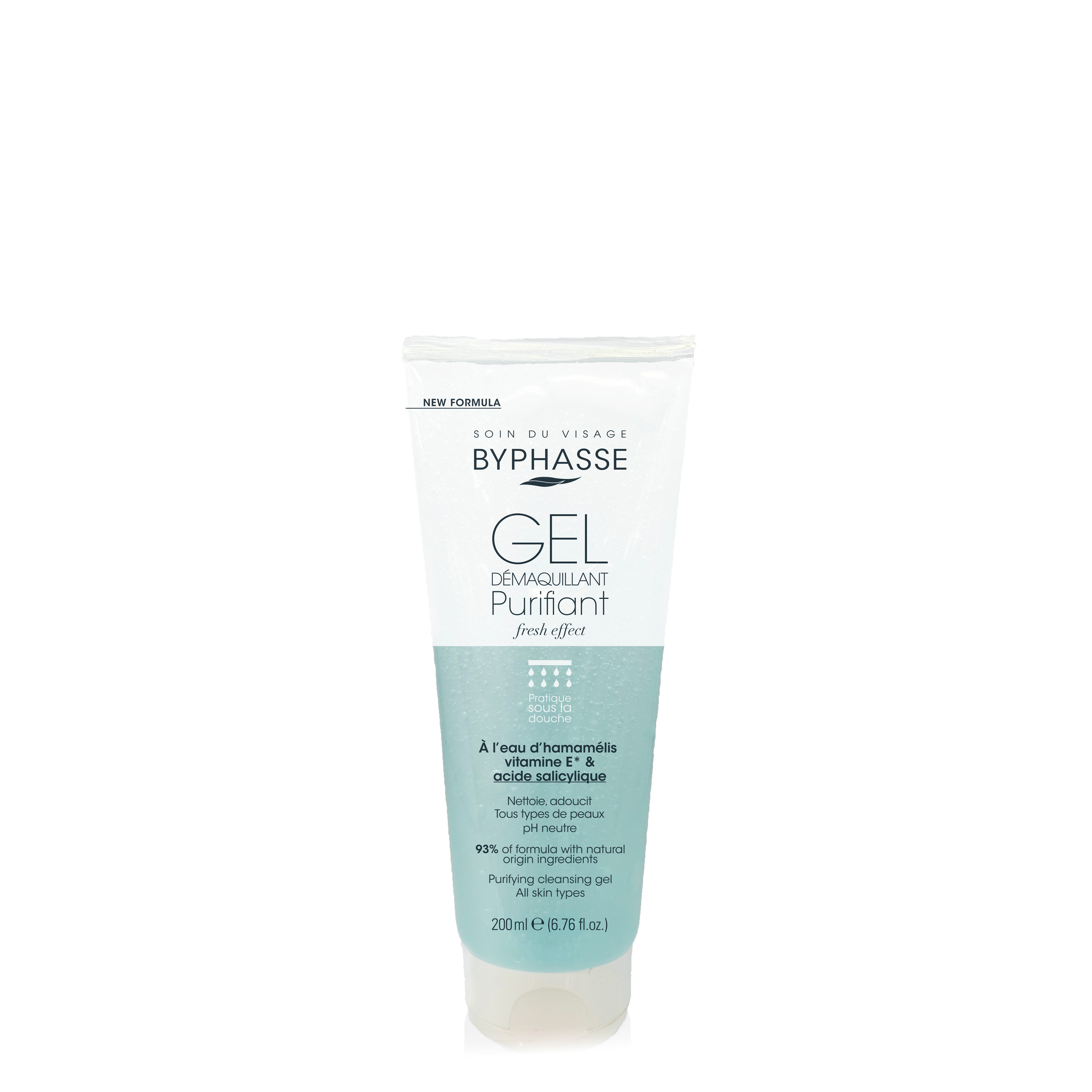 Gel Démaquillant Purifiant Tous Types De Peaux 200ml - BYPHASSE
