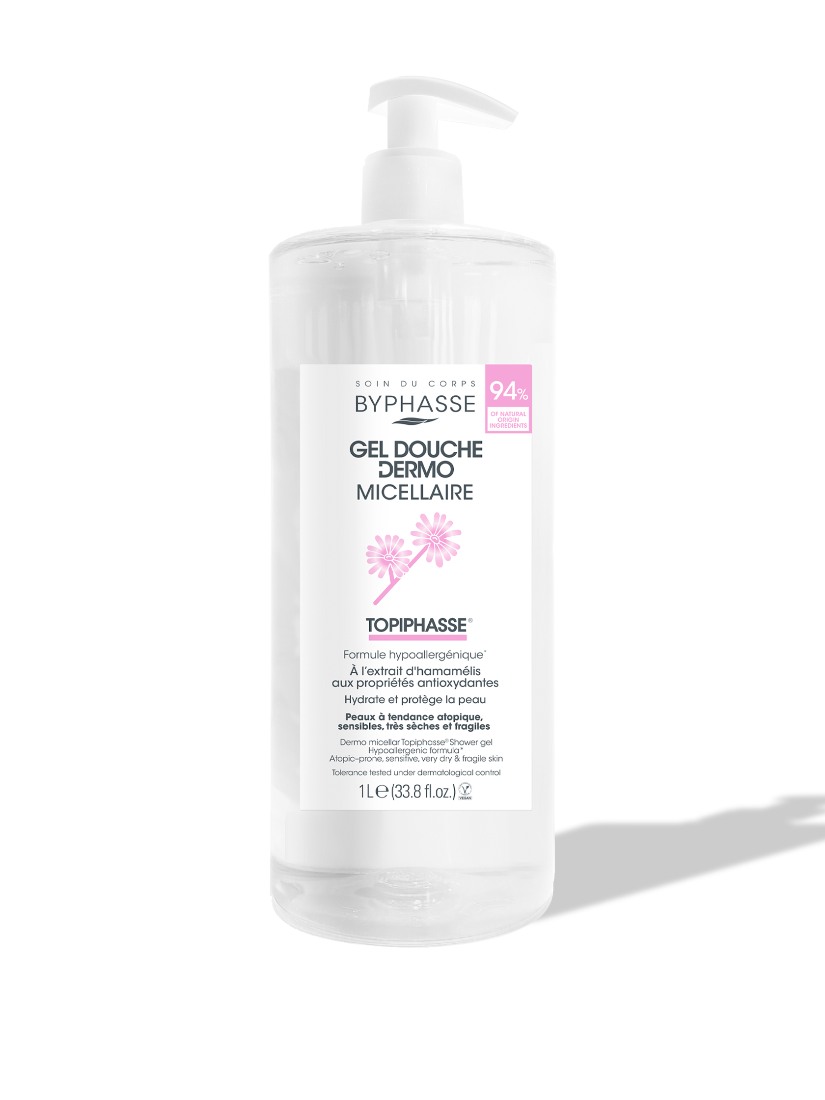 Gel Douche Dermo Micellaire Topiphasse Peaux à Tendance Atopique 1l