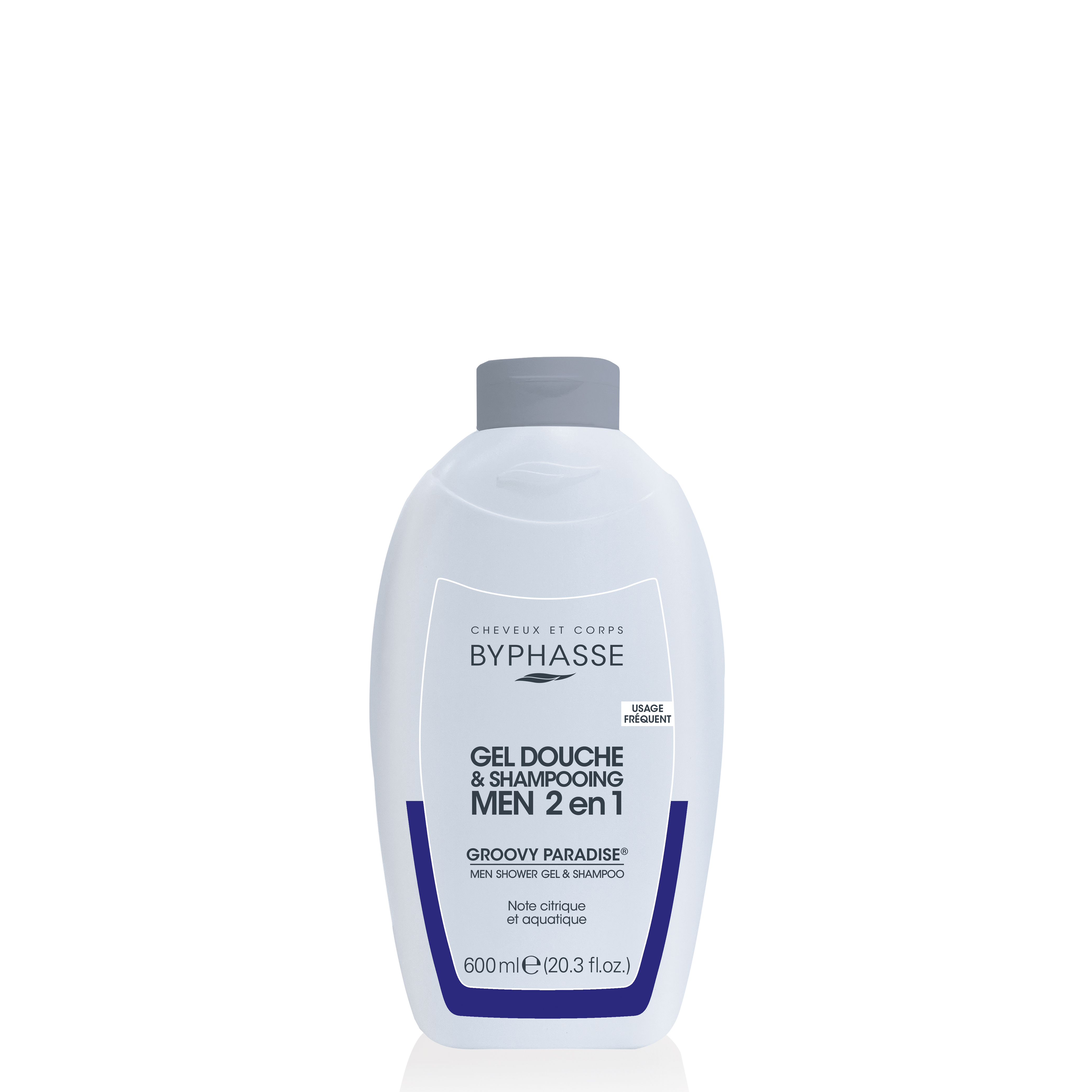Gel Douche-shampooing 2 En 1 Homme Groovy Paradise 600ml - BYPHASSE
