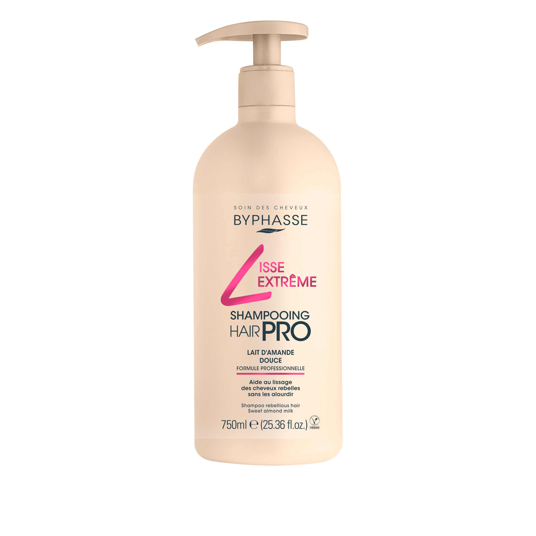 Hair Pro Liss Extrême Shampoo voor rebels haar 750 Ml - BYPHASSE