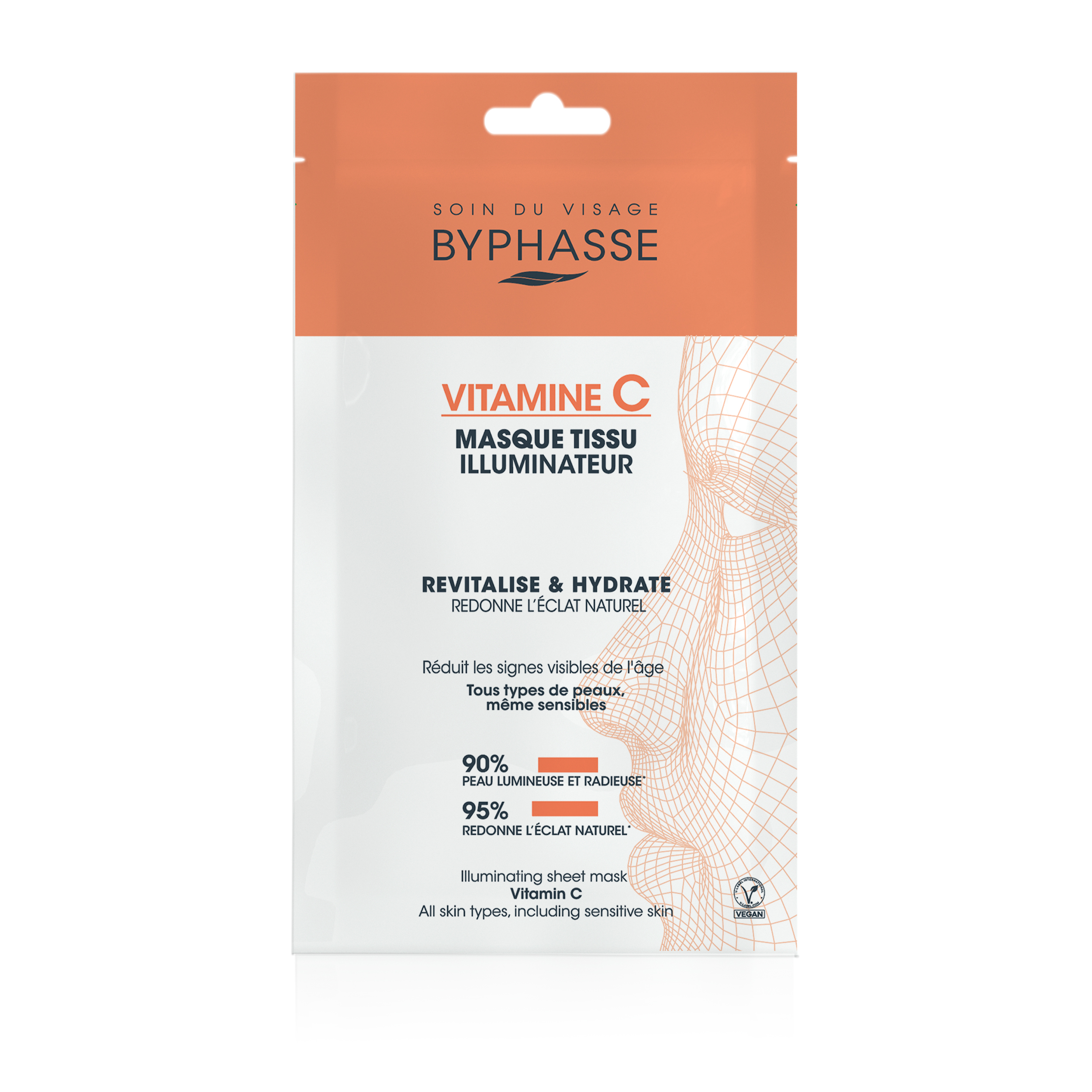 Masque Tissu Illuminateur Vitamine C 18ml