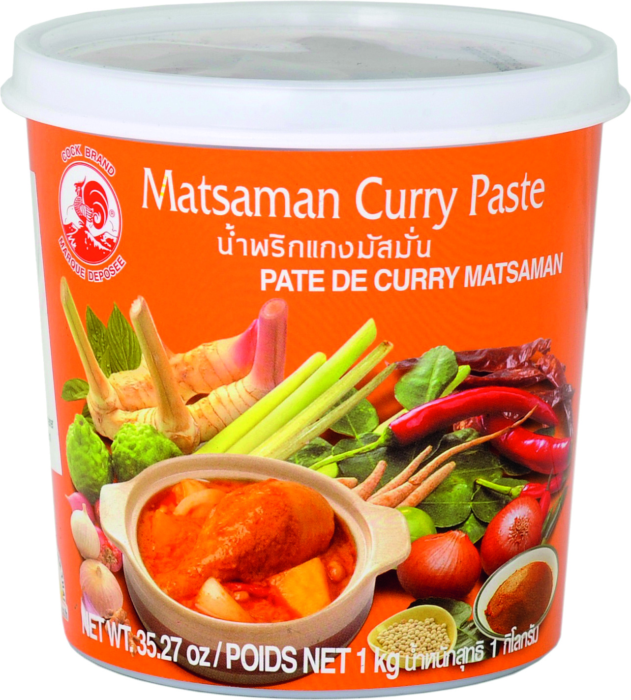 Massaman Curry Paste 1 Kg - Cock