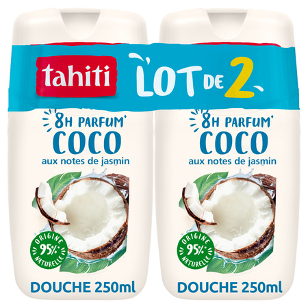 Gel ducha Coco 2x250ml - TAHITI