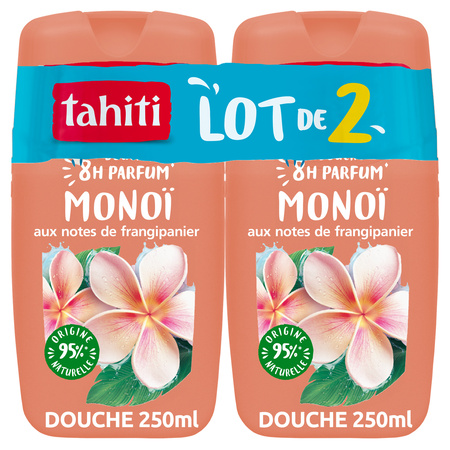 Gel de banho Monoï 2x250ml - TAHITI