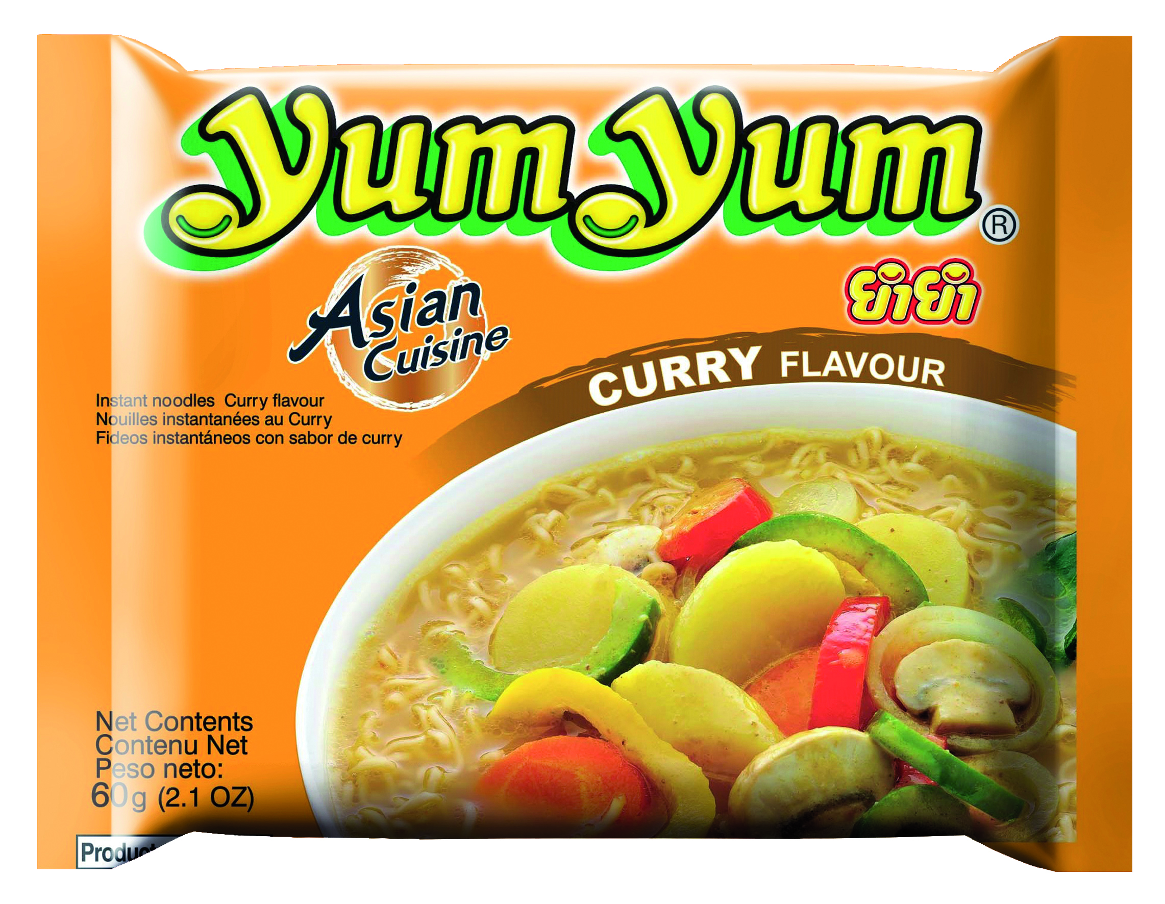 Nouilles Instantanées Curry 60g - YUM YUM