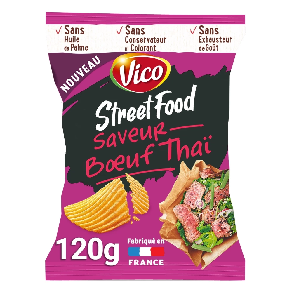 120g Chips Street Boeuf Vico
