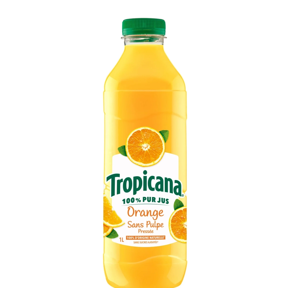 Reiner Orangensaft ohne Fruchtfleisch 1l - TROPICANA