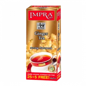 Impra  Black Tea  Flavoured "ginger" 2g X25 + 5 X 5