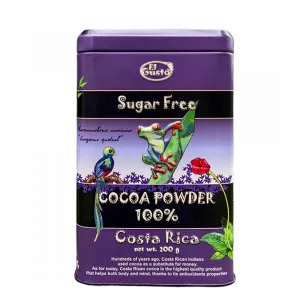 50% Cocoa Powder, El Gusto, All Natural Cocoa Powder With Cane Sugar, Dutch Processed, Costa Rican Gourmet Dark Chocolate Cocoa Powder (450gr)