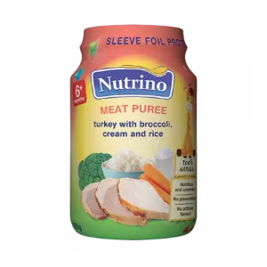 Nutrino Meat Puree - Turkey With Broccoli, Cream And Rice