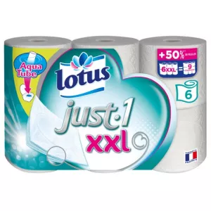 ورق تواليت فقط 1 XXL x6 - LOTUS