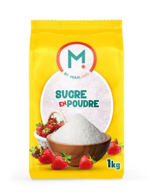 Sucre en poudre 1KG - M BY MIAMLAND