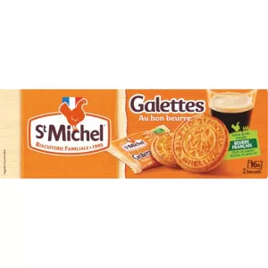 Biscuits galette pur beurre x36 208g - ST MICHEL