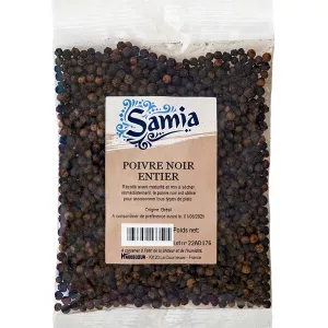 Poivre noir entier 250g - SAMIA