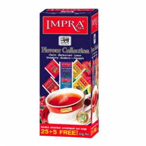 Impra Black Tea Flavoured "six Varieties Of Flavour "   2g X 25+5 X 20