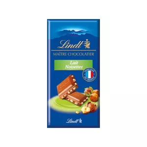 Master chocolatier maziwa hazelnuts kibao 100 g - LINDT