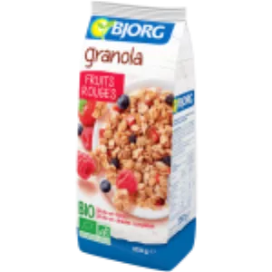 ब्योर्ग ग्रेनोला फ्रूट रूज बायो 350 ग्राम