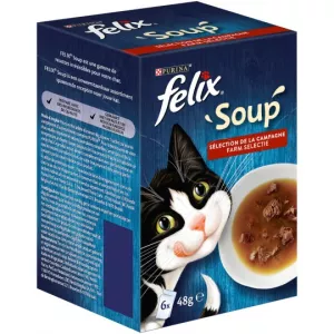 Súp cho mèo trưởng thành 6x48g - PURINA FELIX