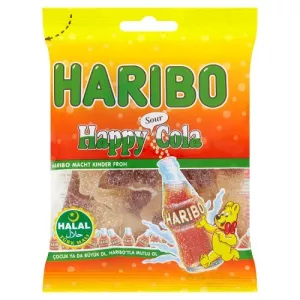 Happy Cola saure Halal-Bonbons 100g - HARIBO