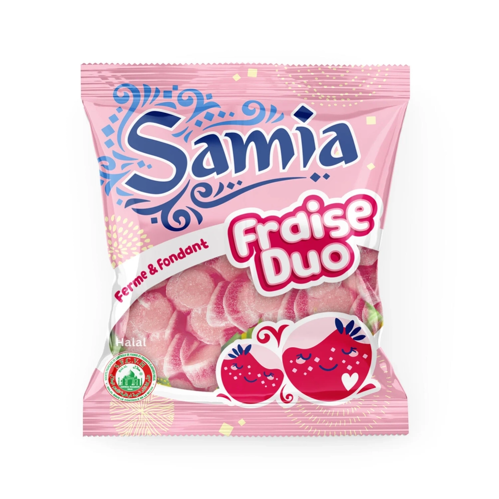 Bonbons Fraise Duo 90g - SAMIA